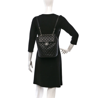 Chanel Calfskin Quilted Small Urban Spirit Backpack Black 2 of 9
