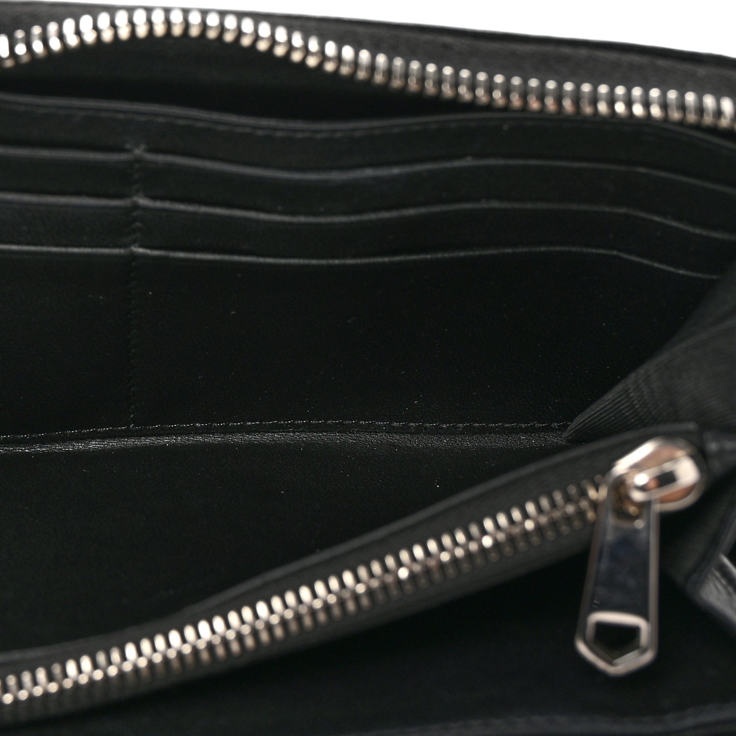 Sugar Goatskin Pandora Zip Around Wallet Black