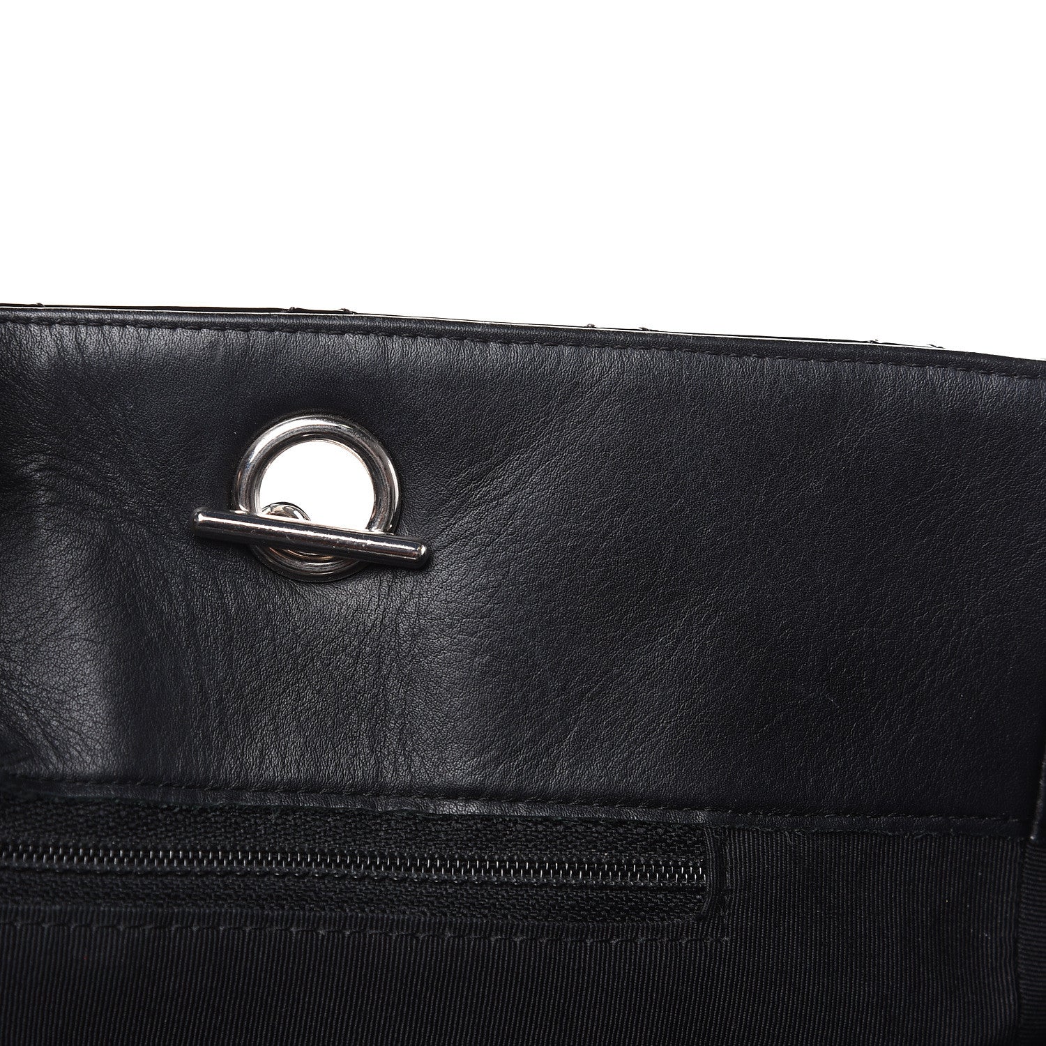 Chanel Patent Quilted Large Classic Shopping Tote Black 10 of 12