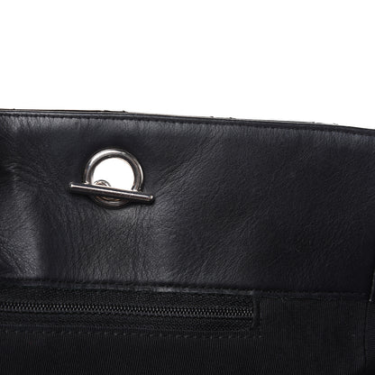 Chanel Patent Quilted Large Classic Shopping Tote Black 10 of 12