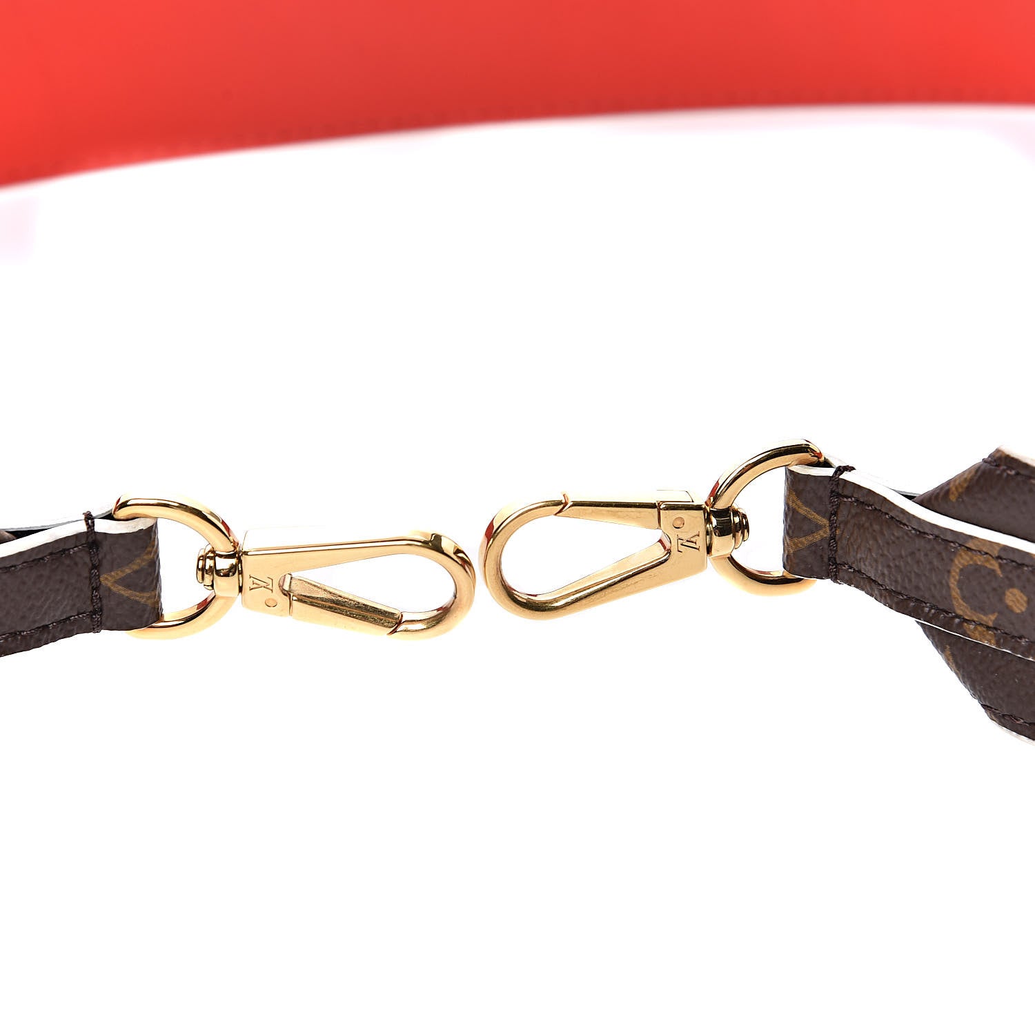 Louis Vuitton Monogram Bandouliere Shoulder Strap Red 3 of 5