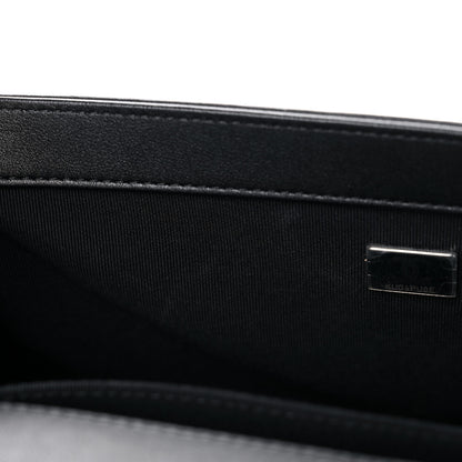 Chanel Calfskin Quilted Medium Boy Flap Black 13 of 14