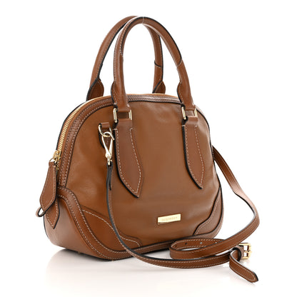 Burberry Heritage Grain Small Orchard Bowling Bag Camel 3 of 15