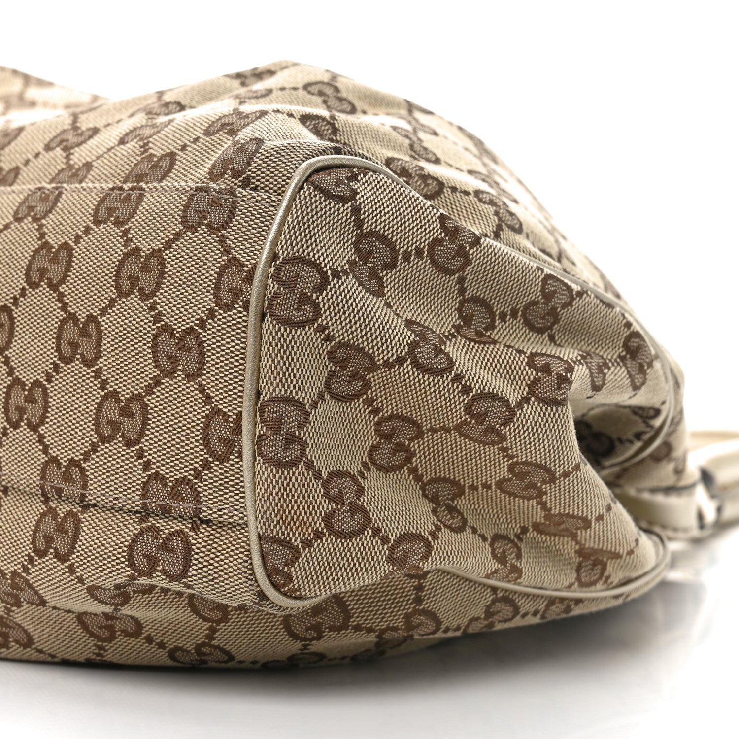 Gucci Monogram Medium Sukey Tote Champagne 10 of 10
