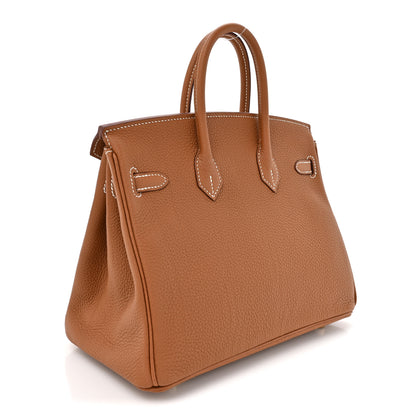 Hermes Togo Birkin 25 Gold 3 of 11