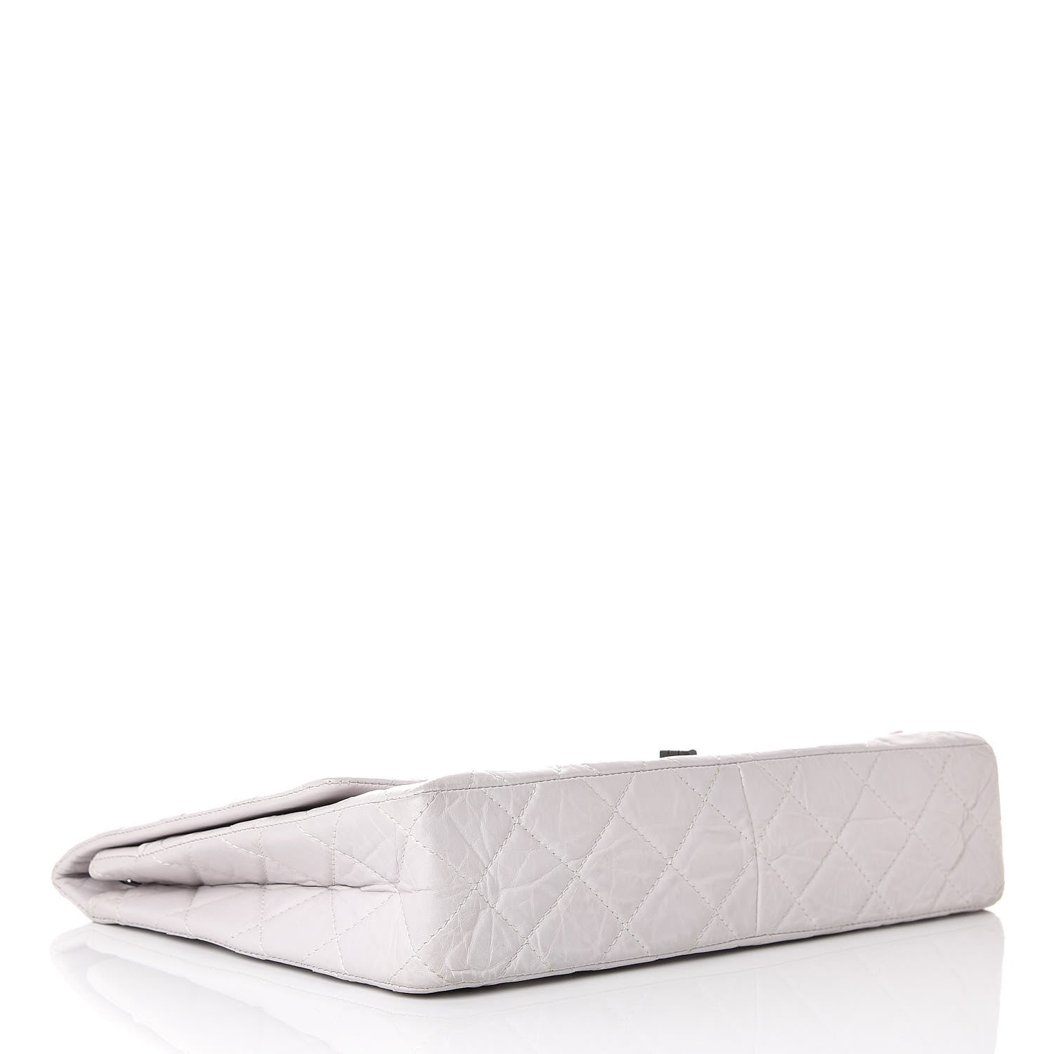 Chanel Aged Calfskin Reissue XL Maxi Flap White 4 of 19