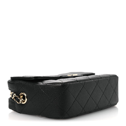 Chanel Caviar Quilted Chain Camera Bag Black 4 of 10