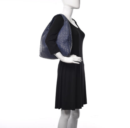 Bottega Veneta Nappa Intrecciato Large Veneta Hobo Atlantic 2 of 18
