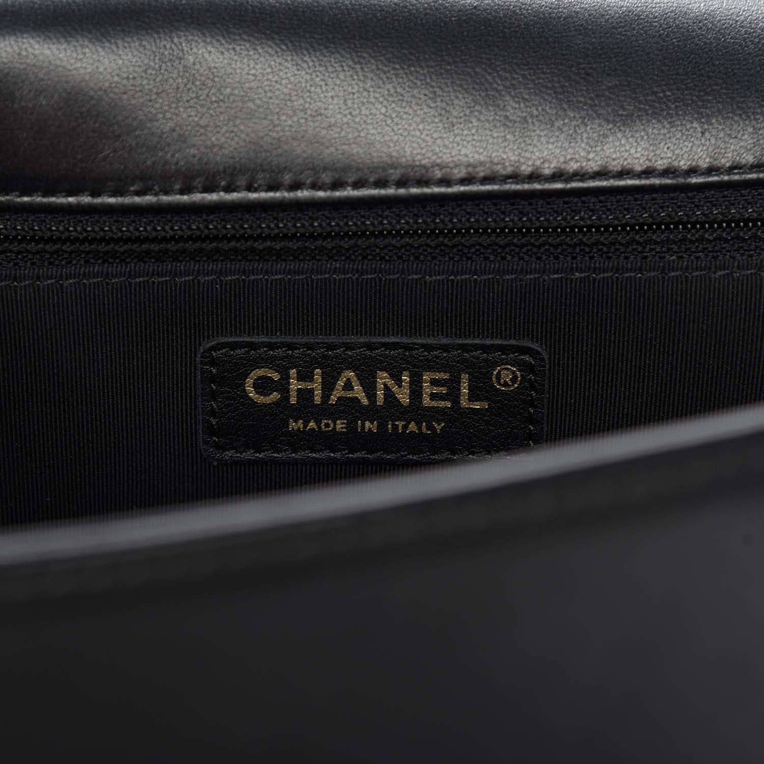 Chanel Lambskin Quilted Large Boy Flap Black 9 of 10