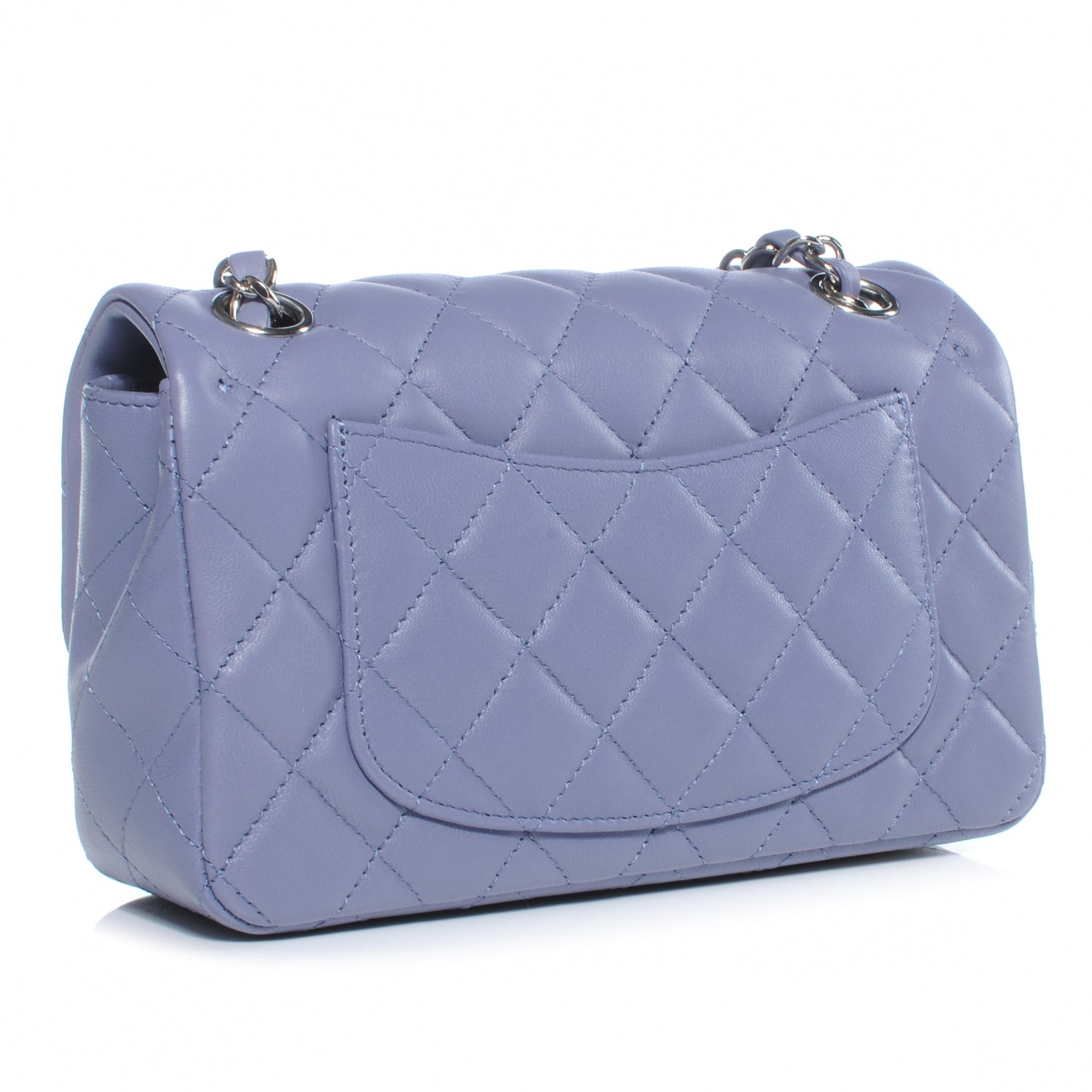 Chanel Lambskin Quilted New Mini Flap Lavender 3 of 8