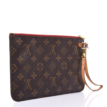 Louis Vuitton Monogram Neverfull MM GM Pochette Cherry 3 of 17
