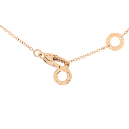 Bulgari 18K Rose Gold Diamond Carnelian Divas' Dream Pendant Necklace 4 of 4