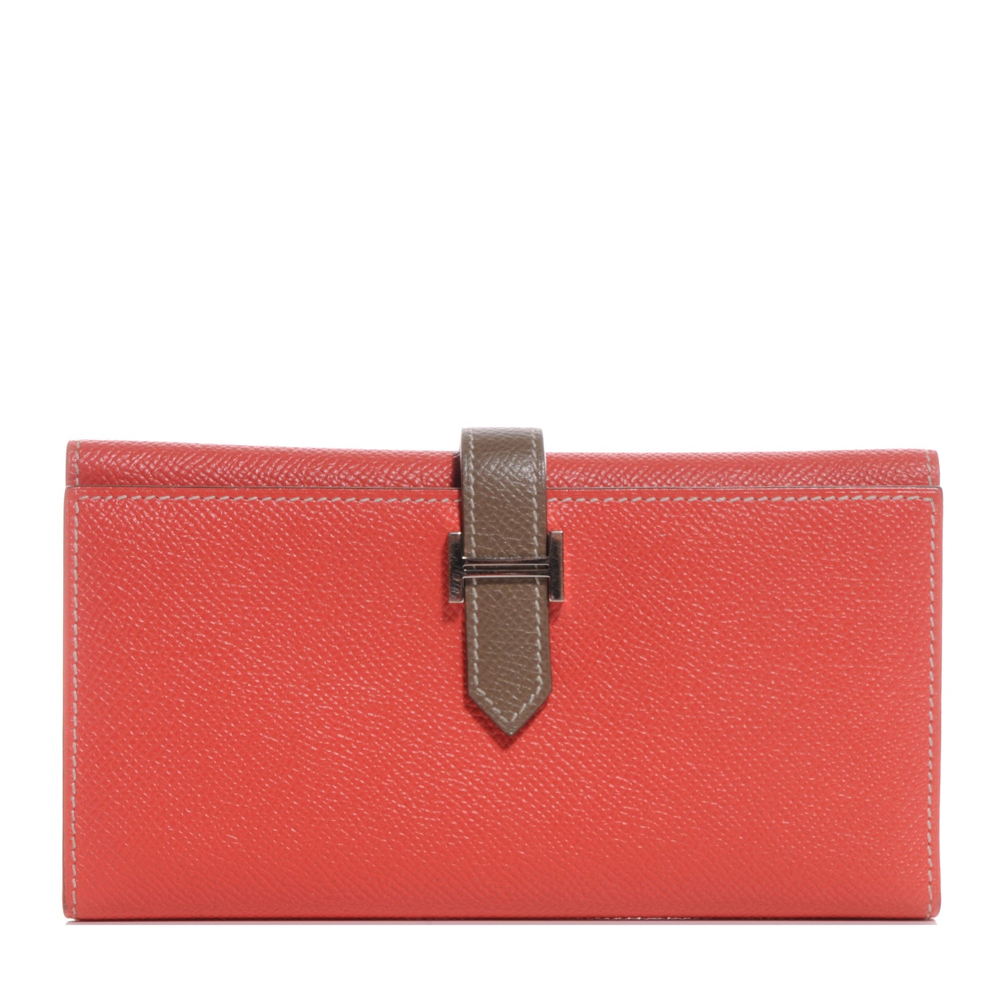 Epsom Bi Color Tri-Fold Bearn Wallet Etoupe Rose Jaipur