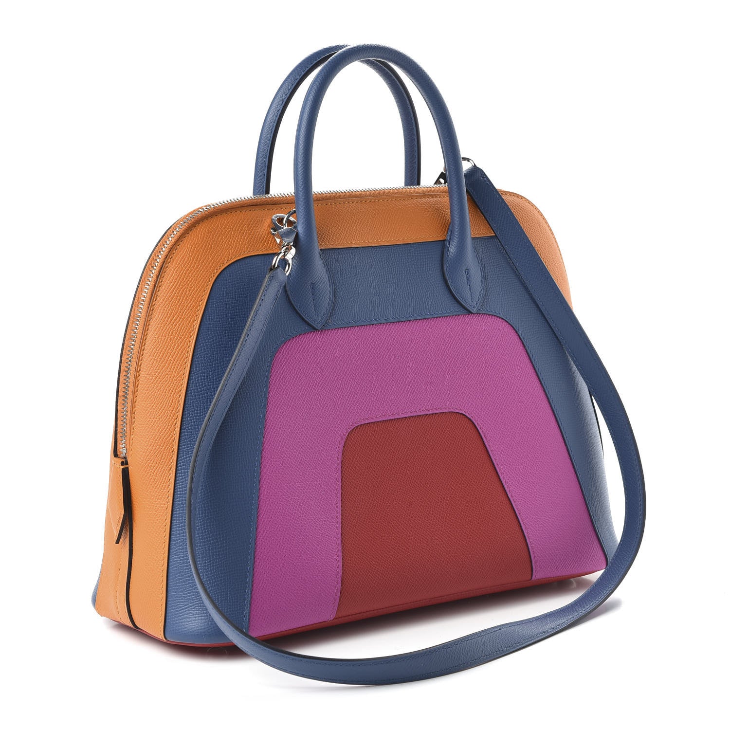 Hermes Epsom 1923 Sunset Bolide 30 Abricot Agate Magnolia Casaque 3 of 10