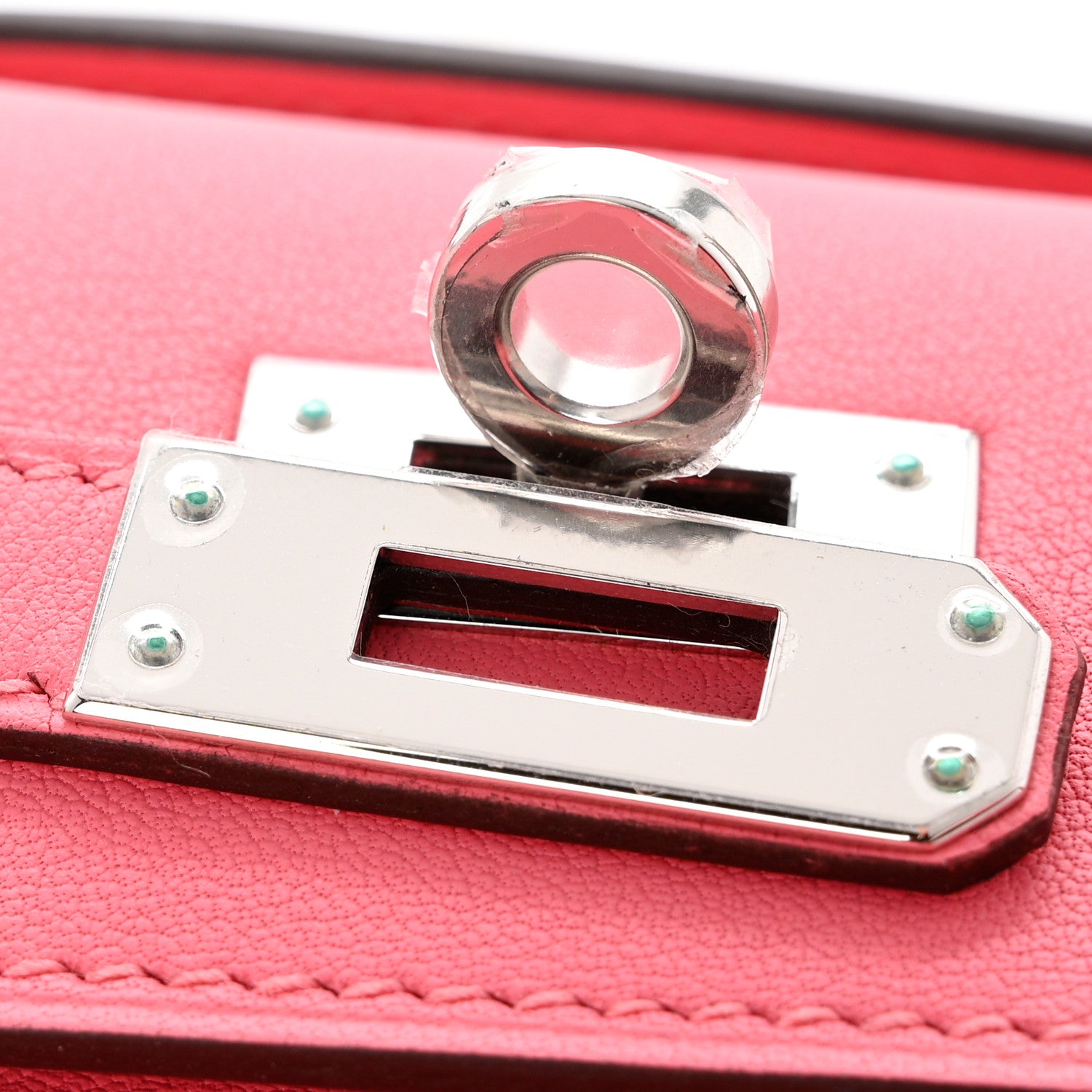 Hermes Swift Kelly Pochette Clutch Rose Azalee 7 of 8