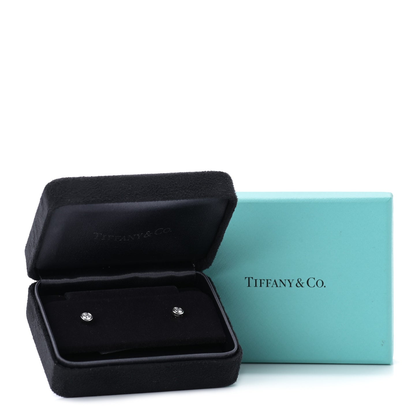 Platinum Diamond .34ctw Elsa Peretti Diamonds By The Yard Earrings