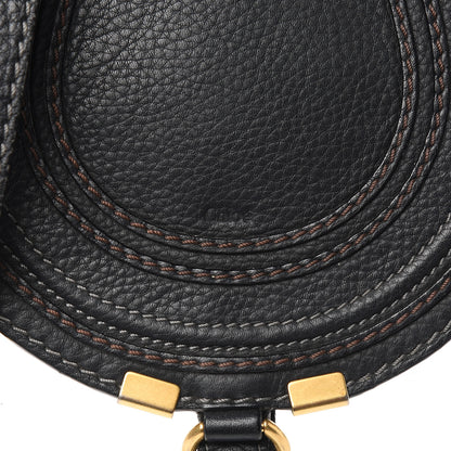Chloe Calfskin Mini Marcie Round Crossbody Bag Black 11 of 11