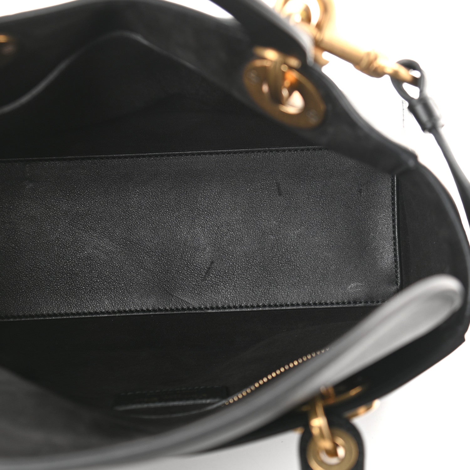 Christian Dior Calfskin Hand Painted Swords Medium Lady Dior Black 5 of 9