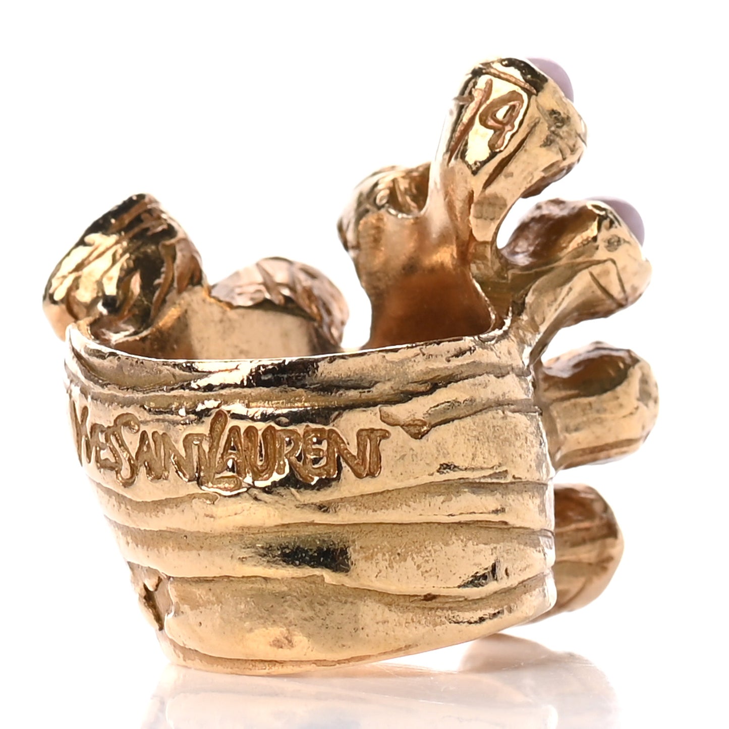 Arty Dots Ring Gold 5