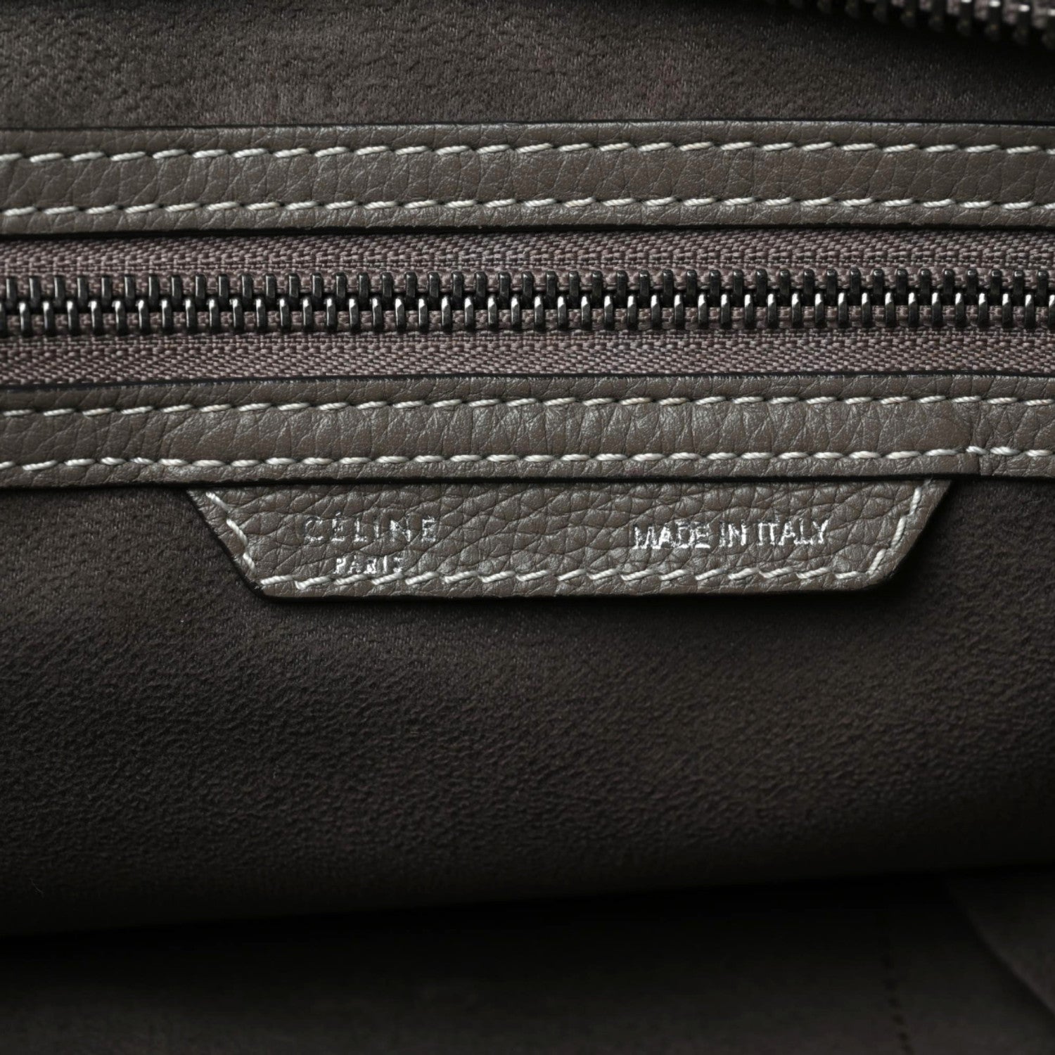 Celine Pebbled Calfskin Mini Luggage Souris 12 of 12