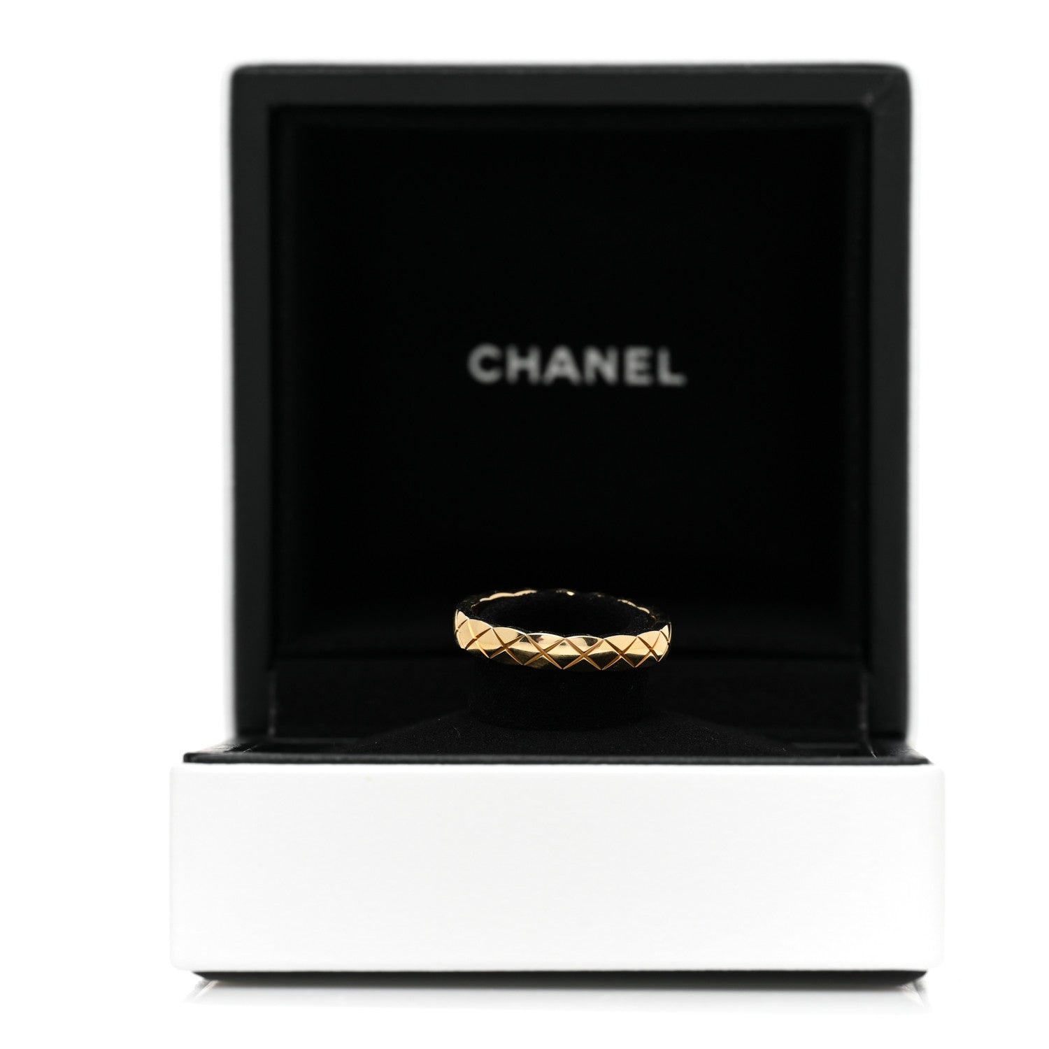 Chanel 18K Yellow Gold Mini Coco Crush Ring 49 4.75 5 of 5