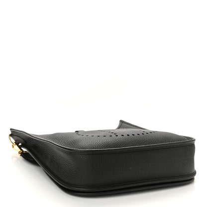Hermes Taurillon Clemence Evelyne III PM Black 4 of 11