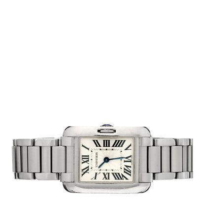 Cartier Stainless Steel 23mm Tank Anglaise Quartz Watch 2 of 5