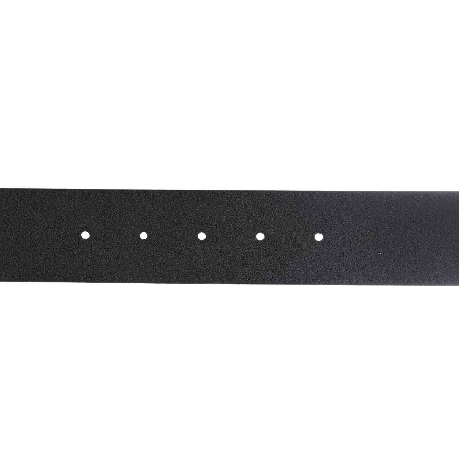 Gucci Moon Calfskin Pearl Double G 40mm Belt 85 34 Black Cream 5 of 5