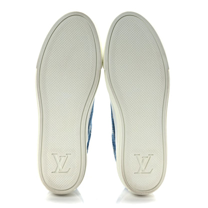 Louis Vuitton Denim Monogram Stellar Sneakers 37.5 Bleu Jeans Blue 5 of 8