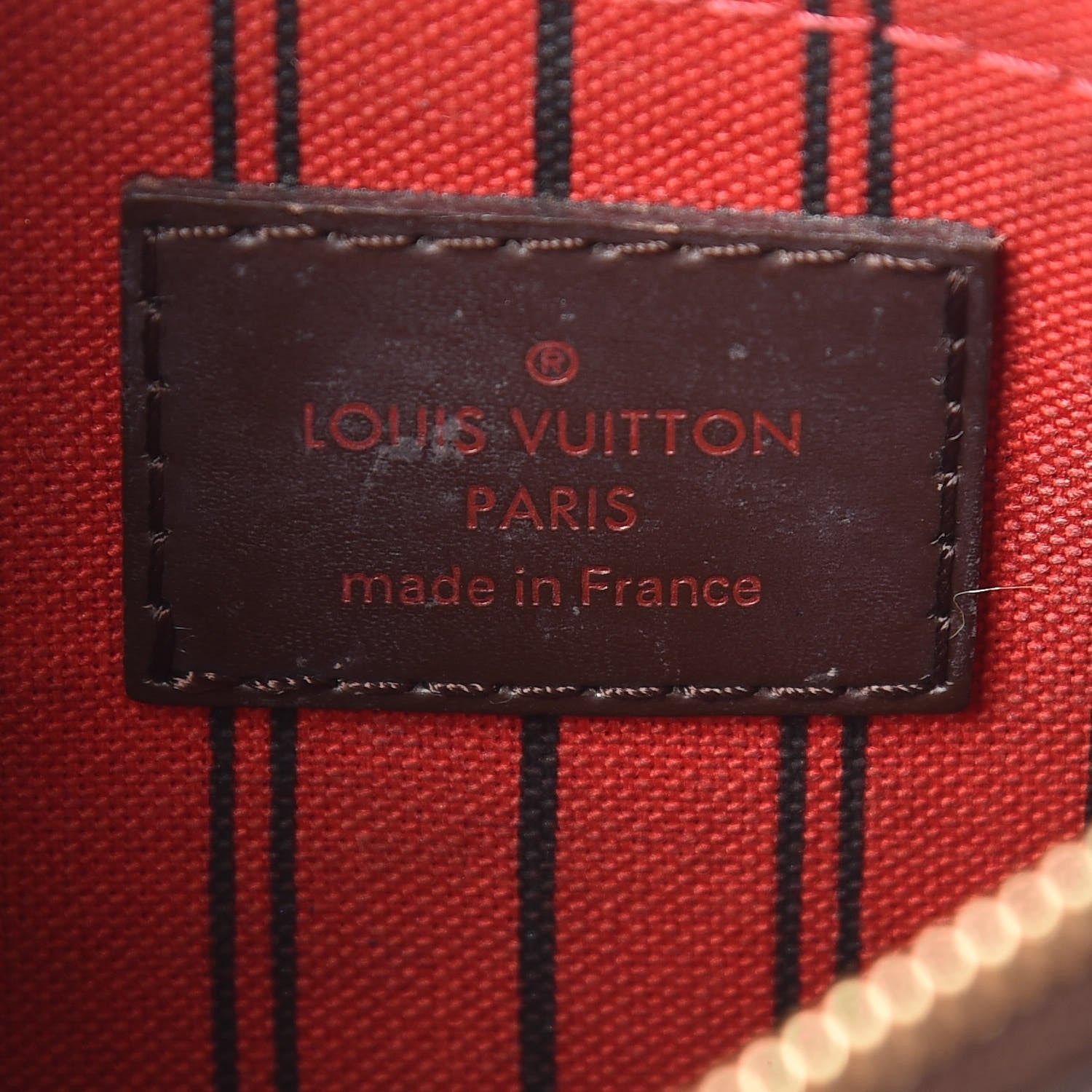 Louis Vuitton Damier Ebene Neverfull PM Pochette 6 of 11