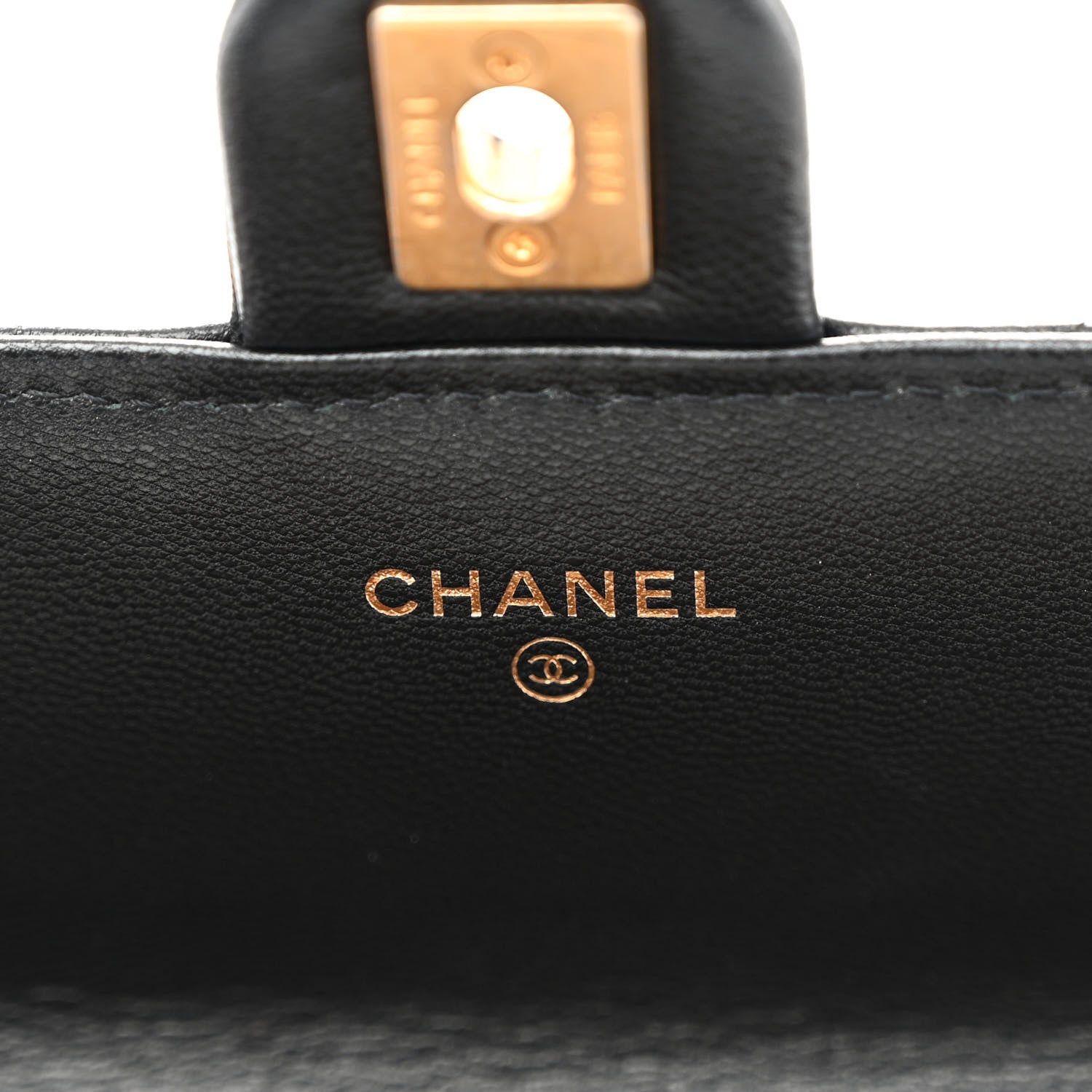 Chanel Lambskin Quilted Chic Pearls Clutch With Chain Black 6 of 10