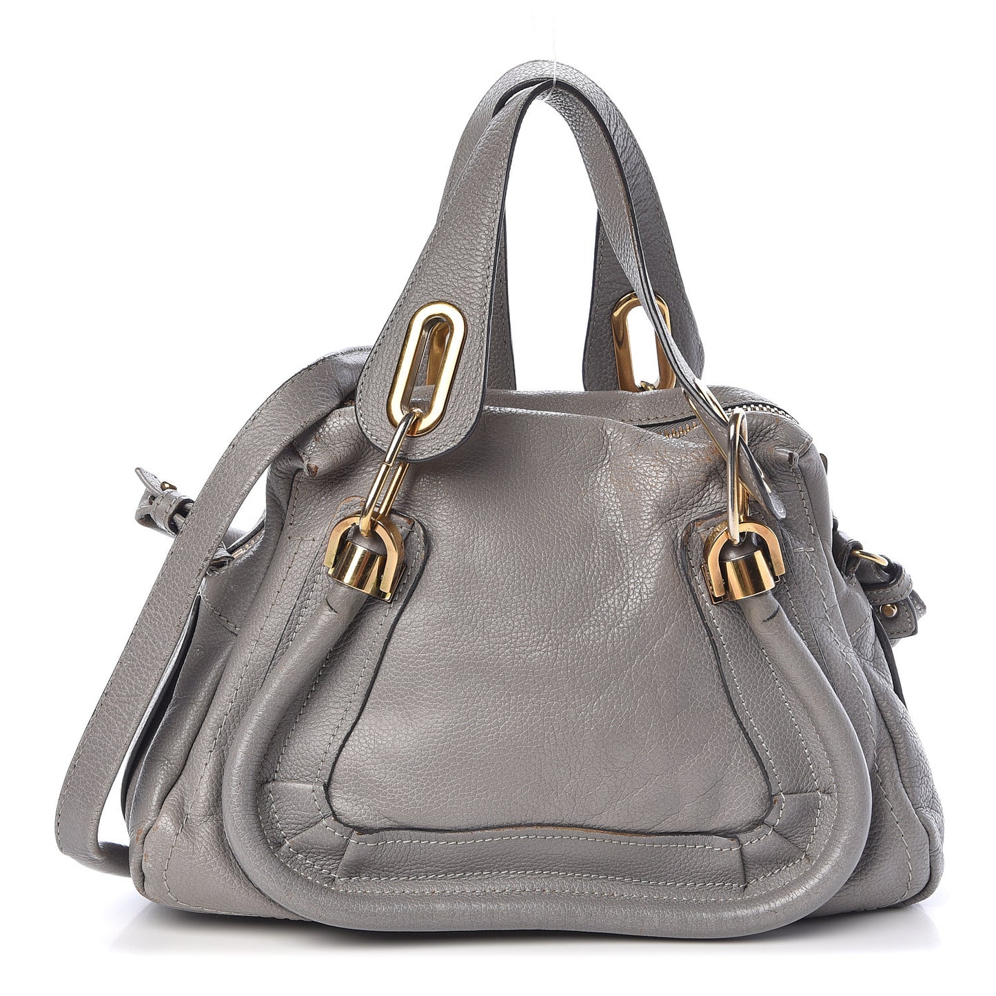 Calfskin Small Paraty Cashmere Grey