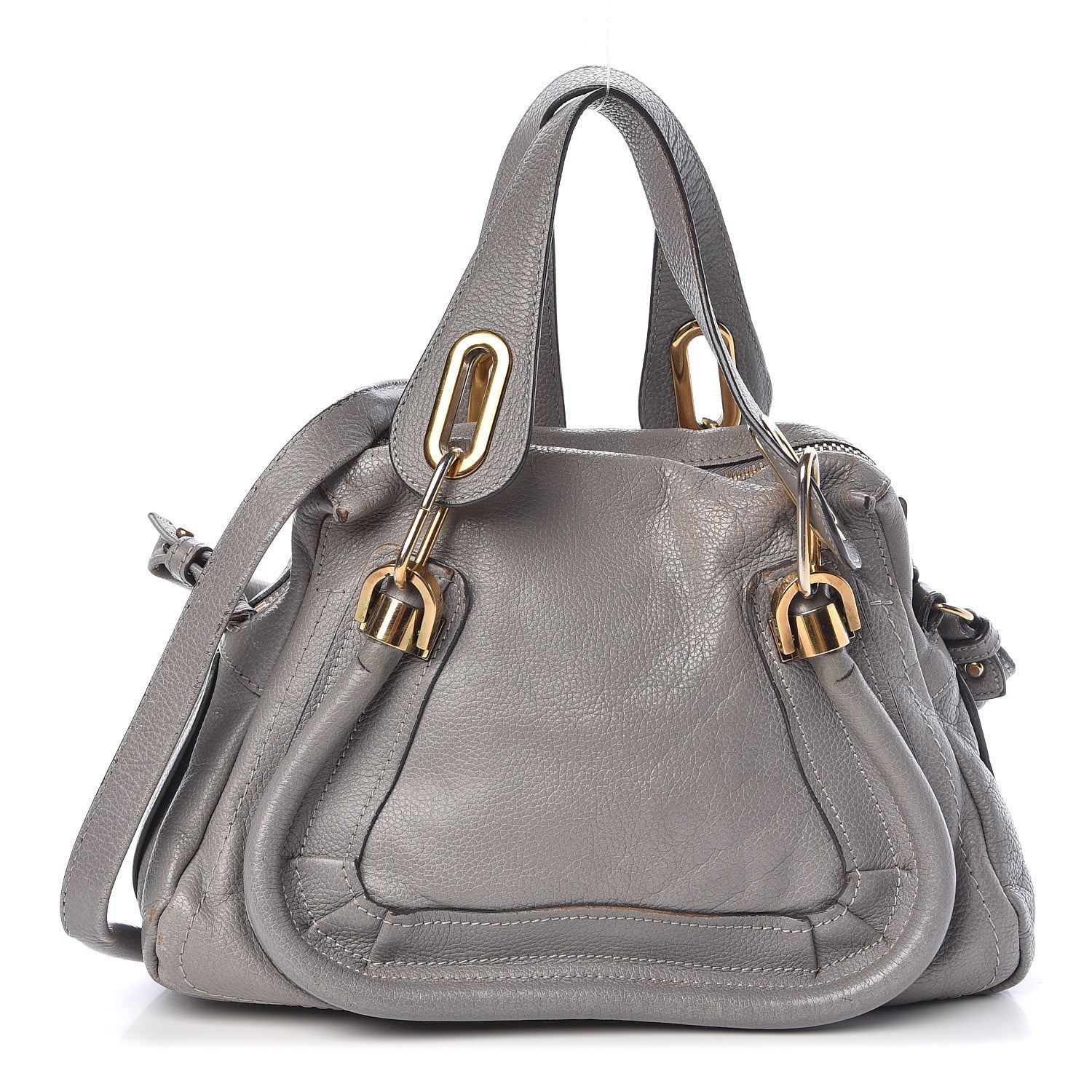Chloe Calfskin Small Paraty Cashmere Grey 1 of 22