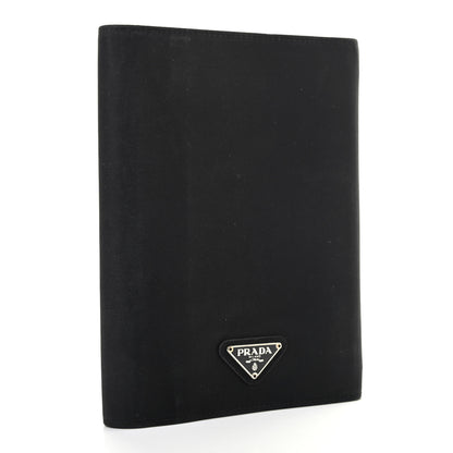 Prada Nylon Calfskin Agenda Holder Black 3 of 10