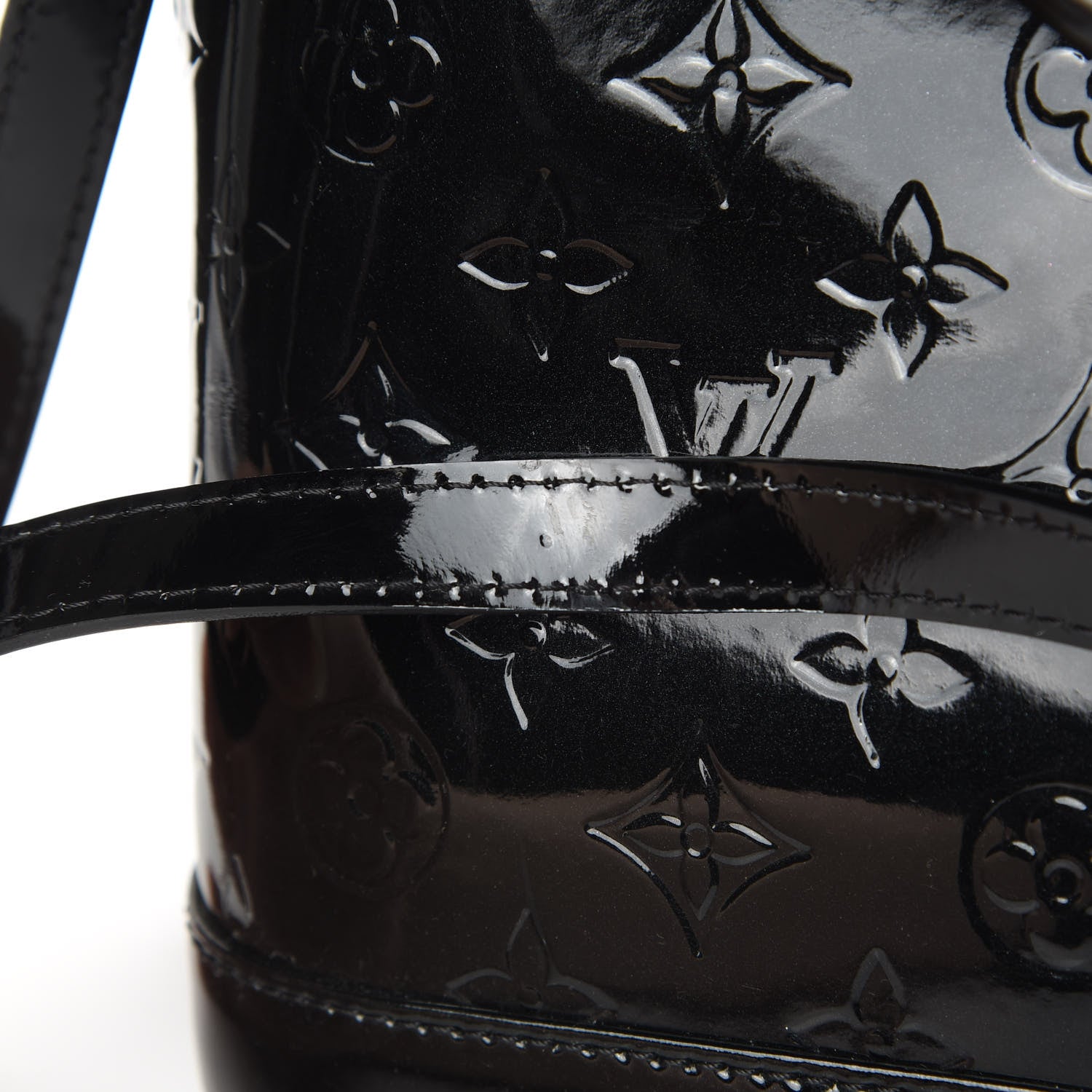 Louis Vuitton Vernis Alma PM Noir Magnetique 16 of 19
