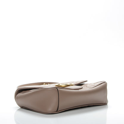 Gucci Calfskin Matelasse Small GG Marmont Shoulder Bag Porcelain Rose 4 of 7