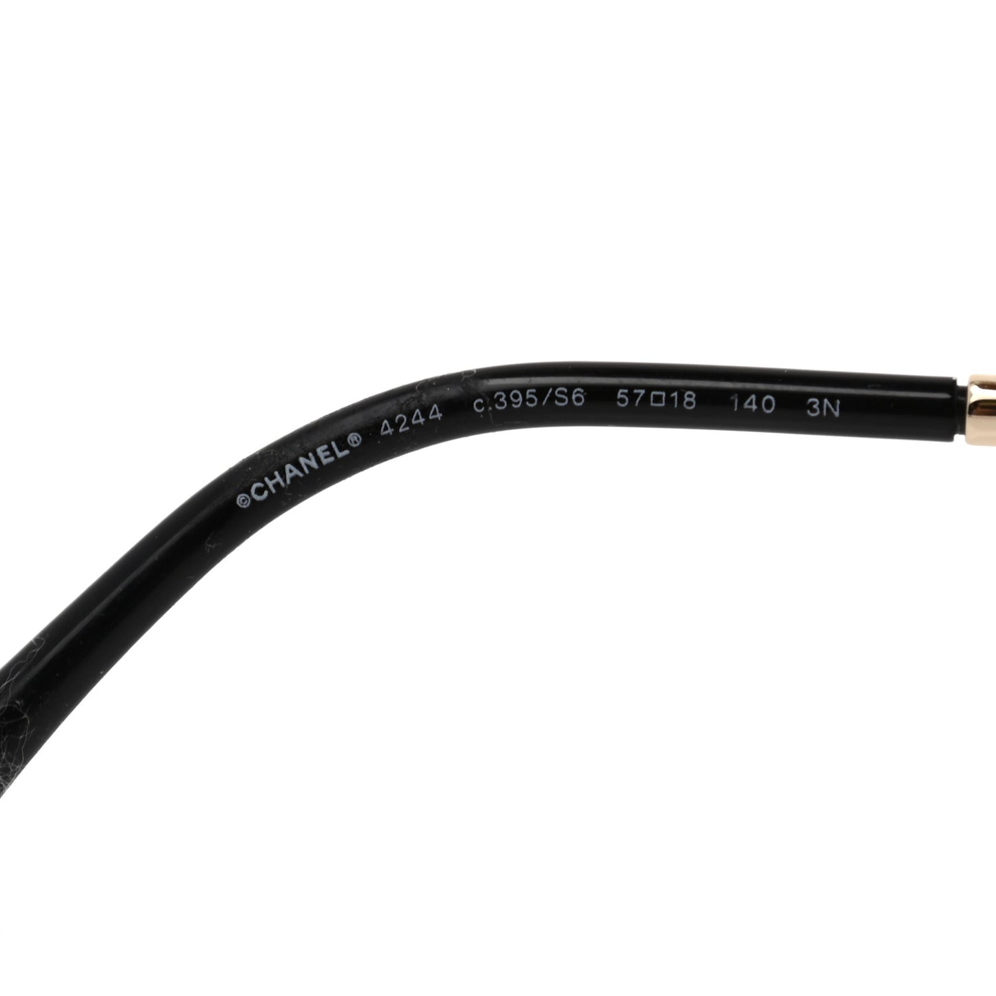 Chain Square Sunglasses 4244 Black