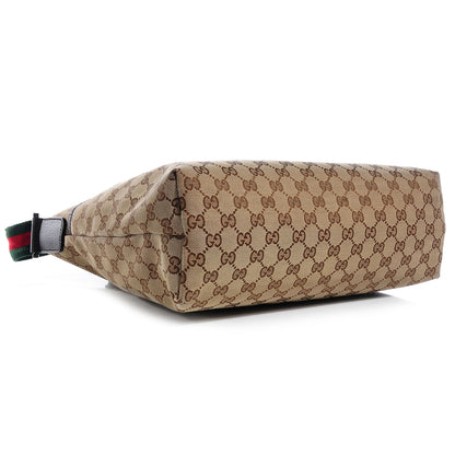 Gucci Monogram Web Medium Flat Messenger Bag Dark Brown 4 of 7