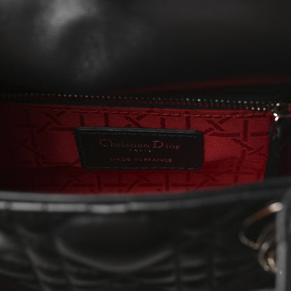 Christian Dior Lambskin Cannage Mini Lady Dior Black 6 of 11