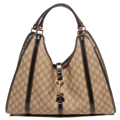 Gucci GG Plus Monogram Large Joy Shoulder Bag Dark Brown 1 of 9