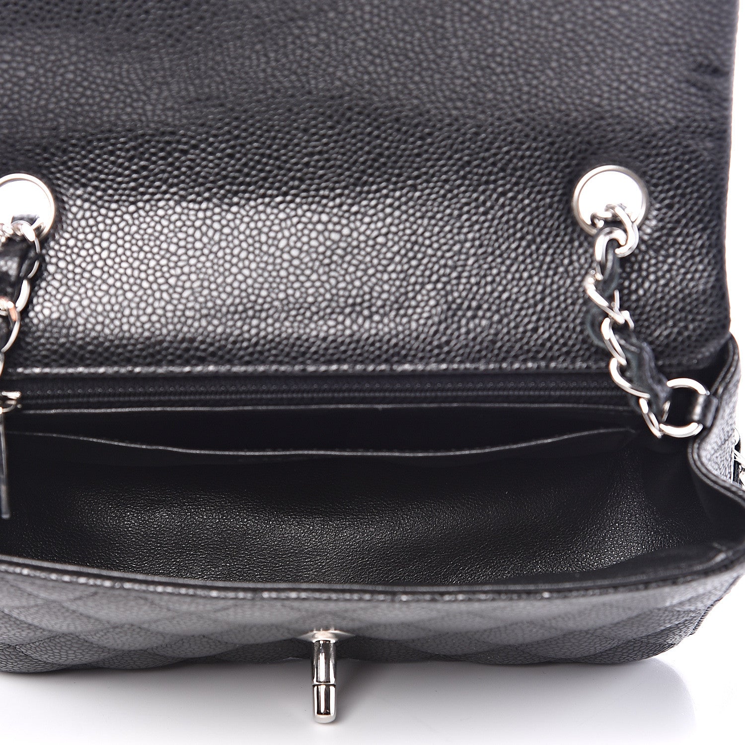 Chanel Caviar Quilted Mini Rectangular Flap Black 4 of 10