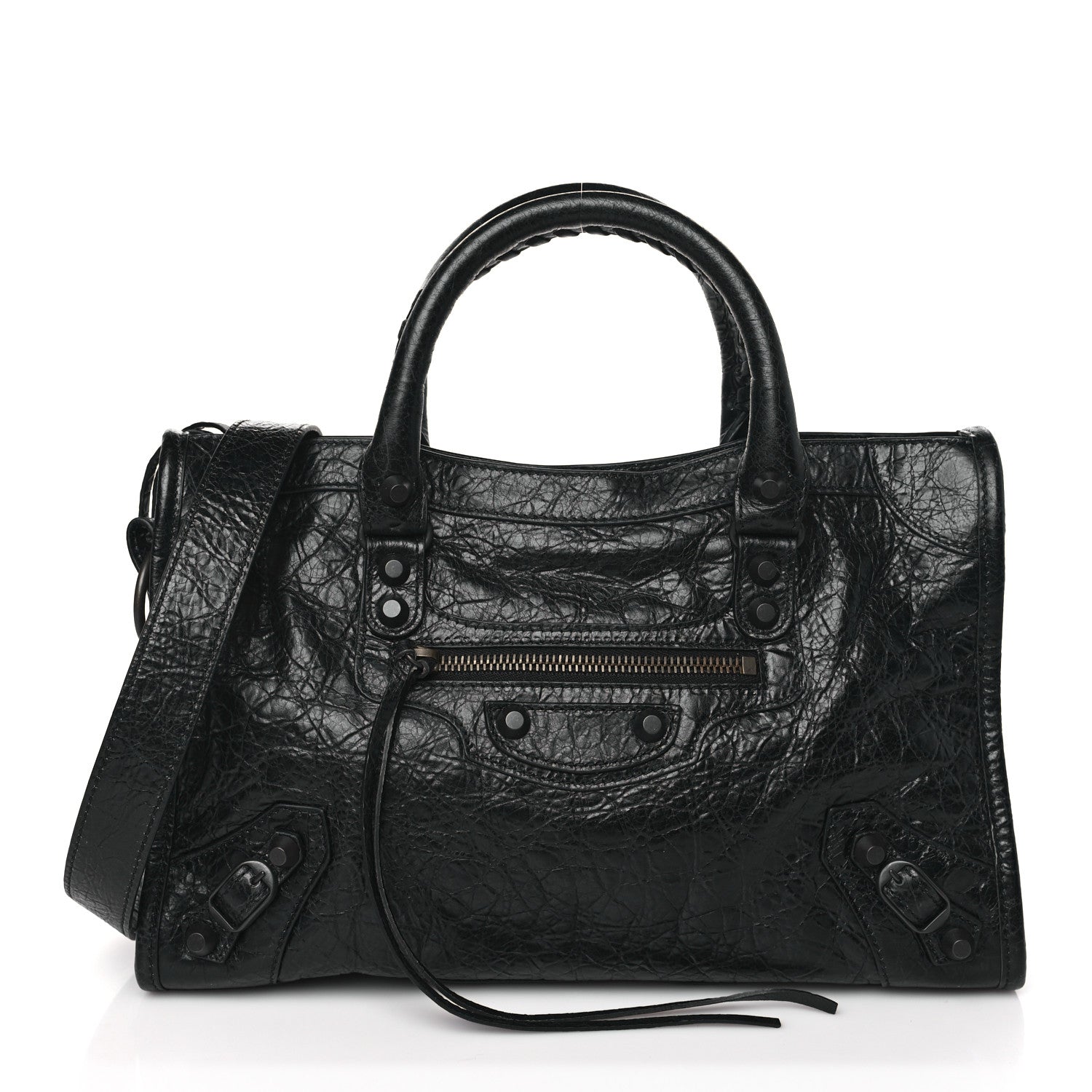 Balenciaga Agneau Arena Classic Hardware Small Le City Black 1 of 10
