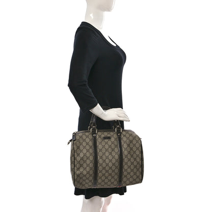 Gucci GG Plus Monogram Medium Joy Boston Dark Brown 2 of 10