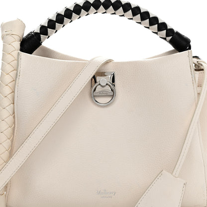 Mulberry Heavy Grain Small Iris Tote Chalk Black 7 of 10