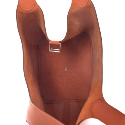 Hermes Taurillon Clemence Picotin Lock 26 GM Orange 5 of 8