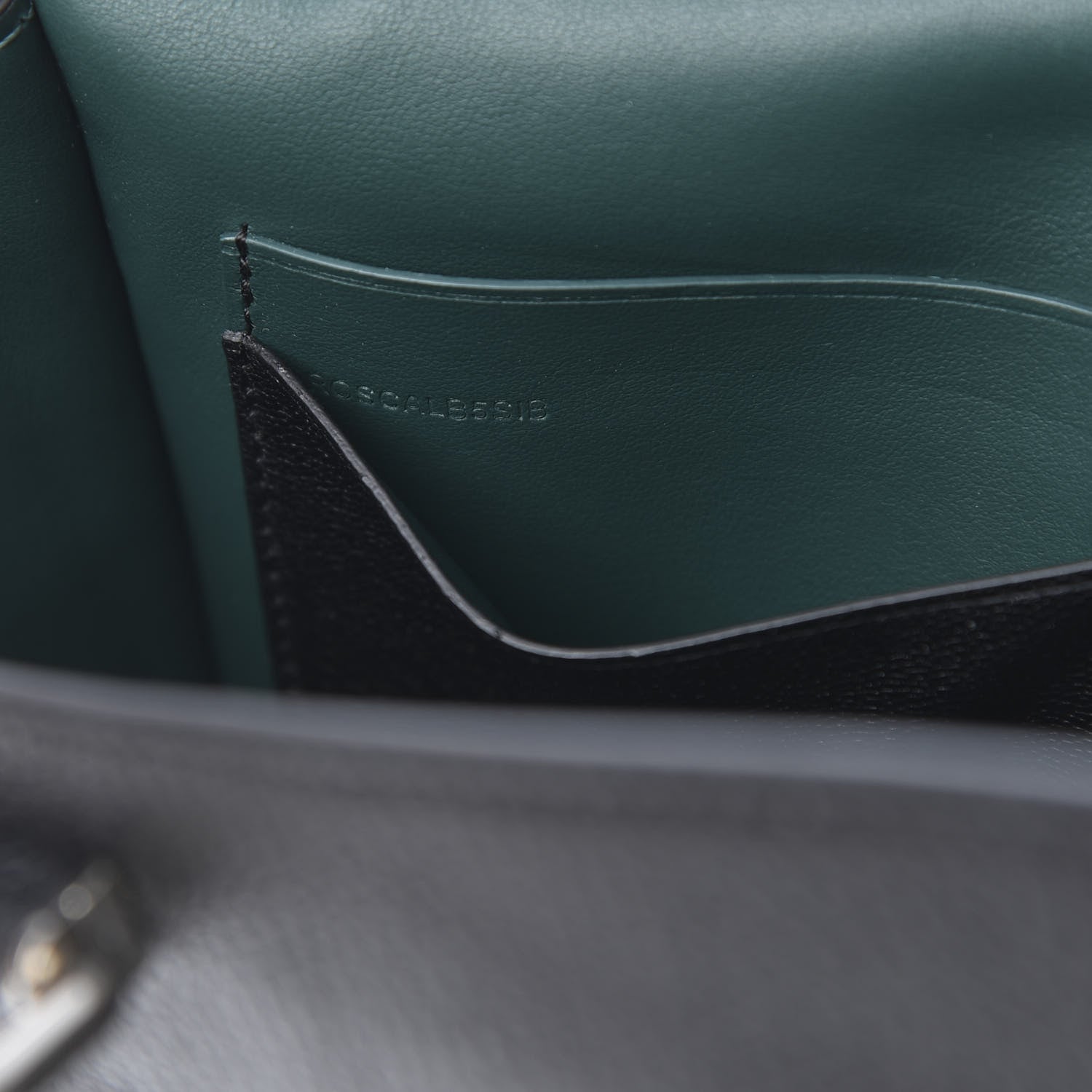 Burberry Goatskin Pendleton D-Ring Clutch Black 8 of 9