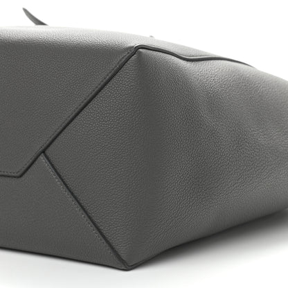 Celine Soft Grained Calfskin Small Belt Cabas Phantom Grey 11 of 11
