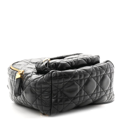 Christian Dior Lambskin Cannage Mini Backpack Black 4 of 11