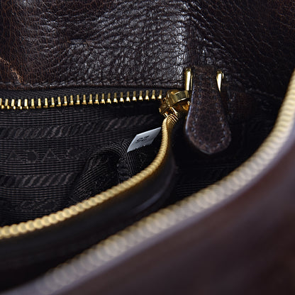 Prada Deerskin Duffel Bag Bruciato 16 of 21