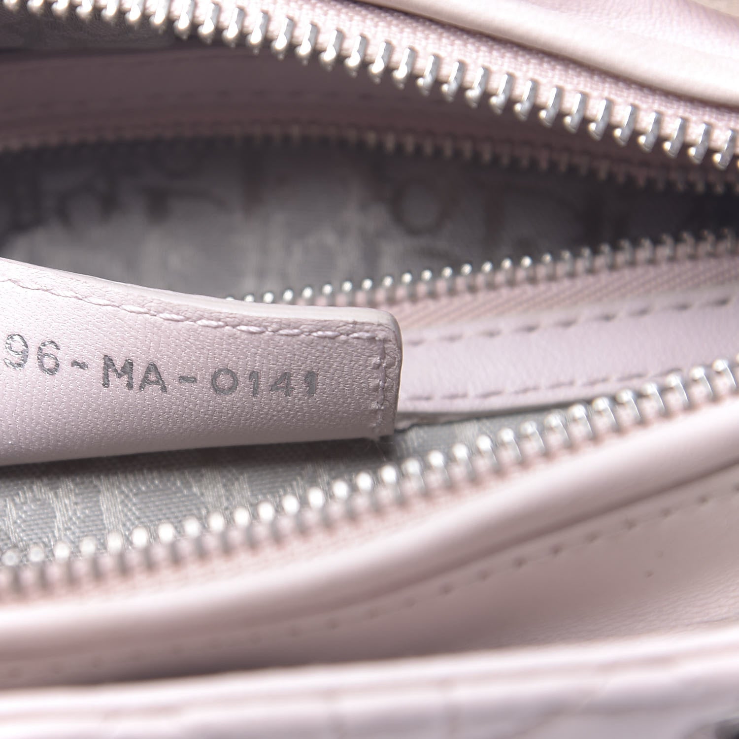 Christian Dior Lambskin Cannage Medium Lady Dior Light Pink 8 of 11